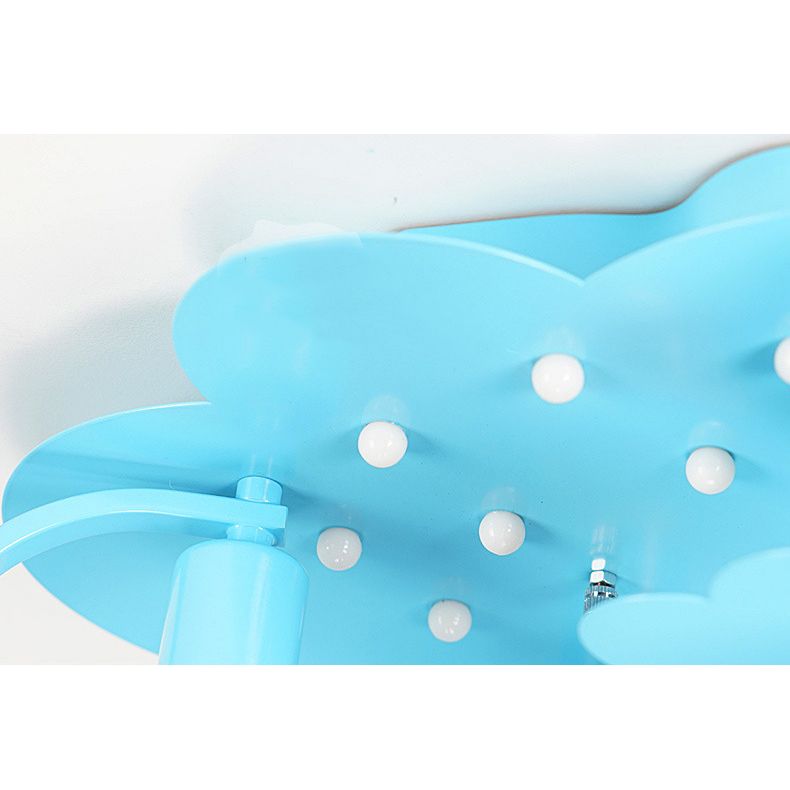 Kid Bedroom Fighter Plane Ceiling Light Fixture Metal Modern Flush Mount Ceiling Light