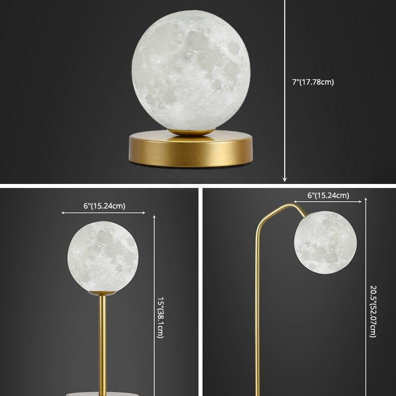 1-Licht-Globus-Tischlampe Modernes Glas Tischlicht