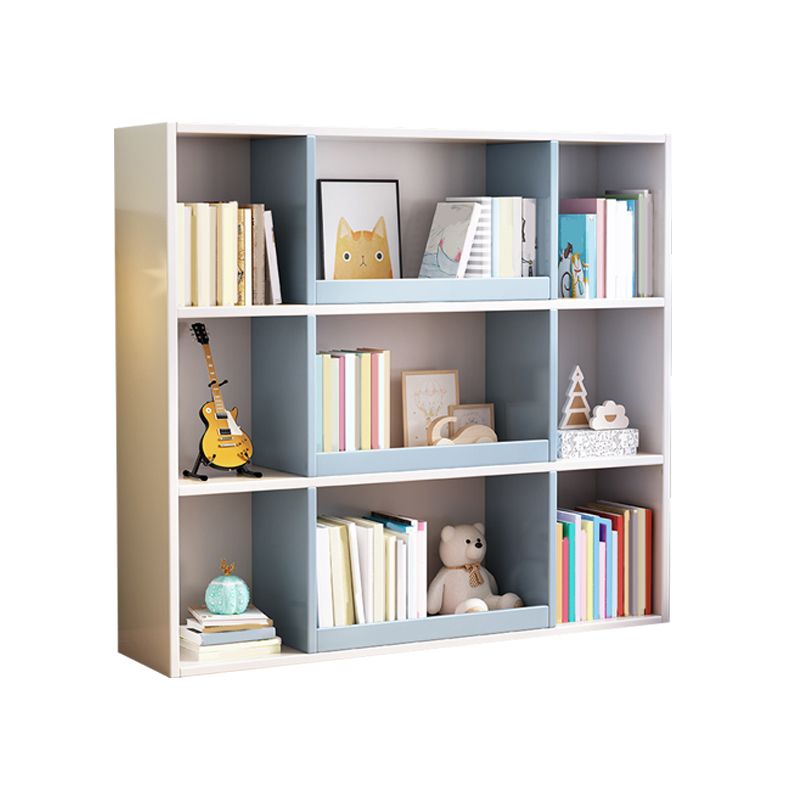 Standard Wood Bookshelf Modern 3-Tier Bookshelf 47.3" H X 11.8" W for Home Office