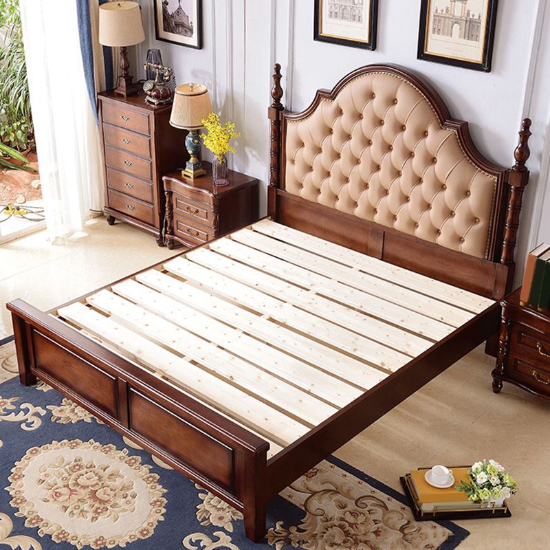 Victorain Tufted Upholstered Standard Bed 71.7-inch W Mattress Included Bed with Headboard