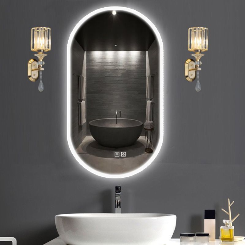 Modern Simple Crystal Vanity Light Geometry Shape Vanity Lamp for Shower Room