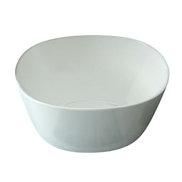 Modern Style Freestanding Bath Tub Acrylic Round Bathtub in White