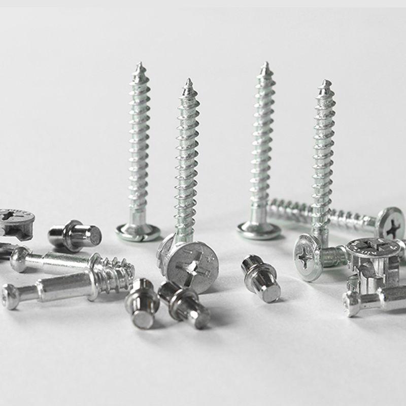 Modern Style White Storage Chest Vertical Wooden Chest with 3 / 4 / 5 / 6 Drawers