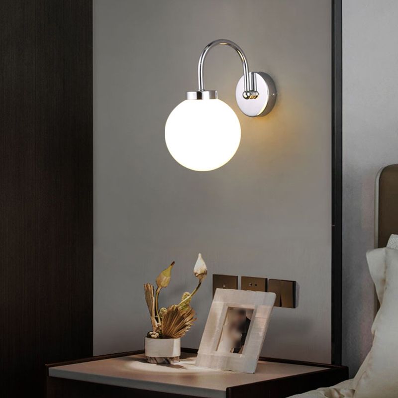 Forma de la bola Luz de pared de estilo moderno lámpara de montaje de pared de luz simple