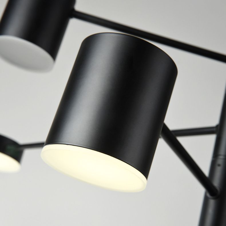 Lampada a sospensione ombreggiata in metallo Stile SEMPLICITÀ LA LADAGGIO PENDANTE LAMO IN NERO