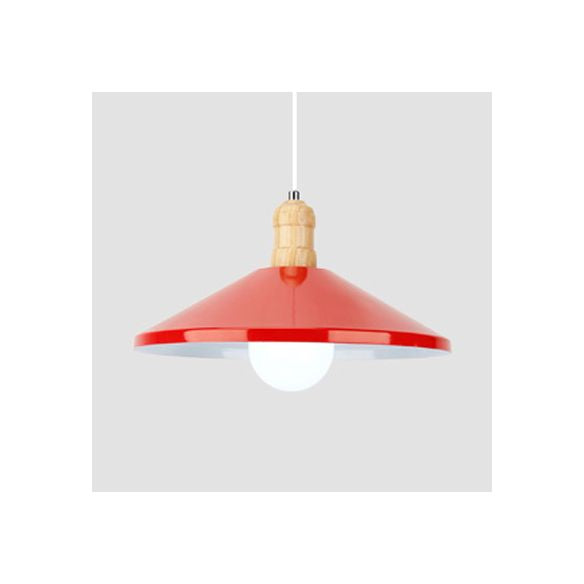 One Head Coolie Shade Pendant Light Light Contemporary Metal suspendu lampe pour la salle à manger de cuisine