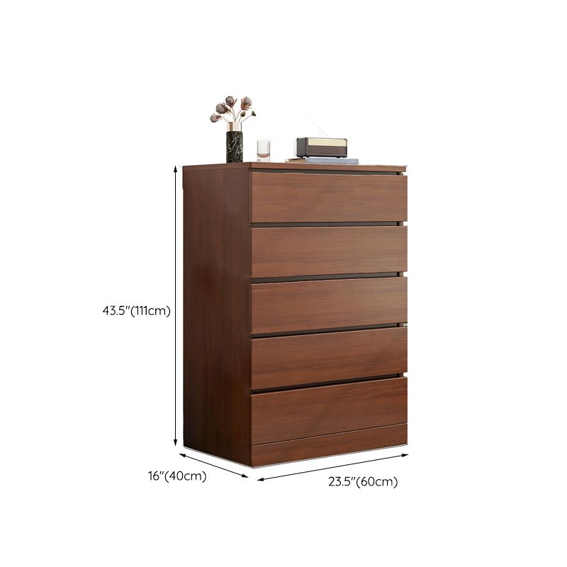 Modern Dresser Solid Wood Storage Chest with 3/4/5/6 Drawers