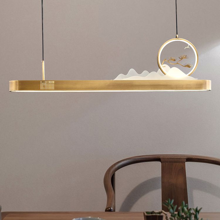 Luces LED lineales de 1 luces lineales de iluminación de la isla china para el comedor