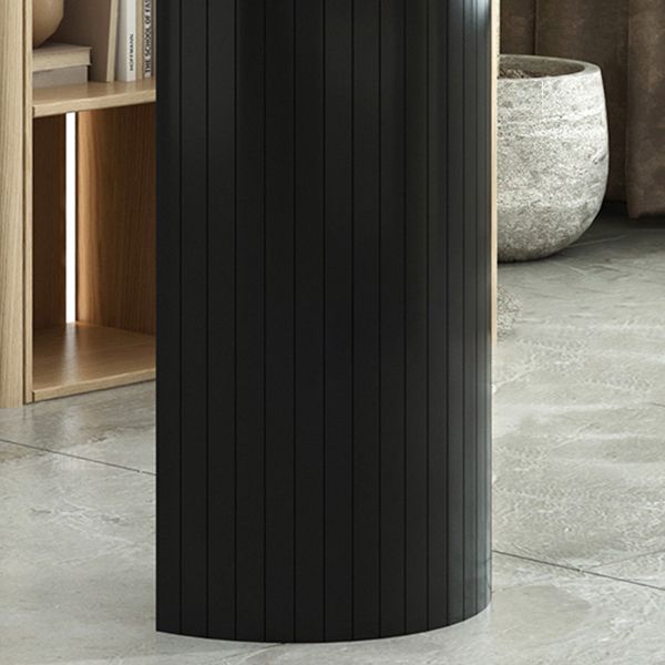 Modern White Bar Height Table Specialty Bar Wine Table with Double Pedestal