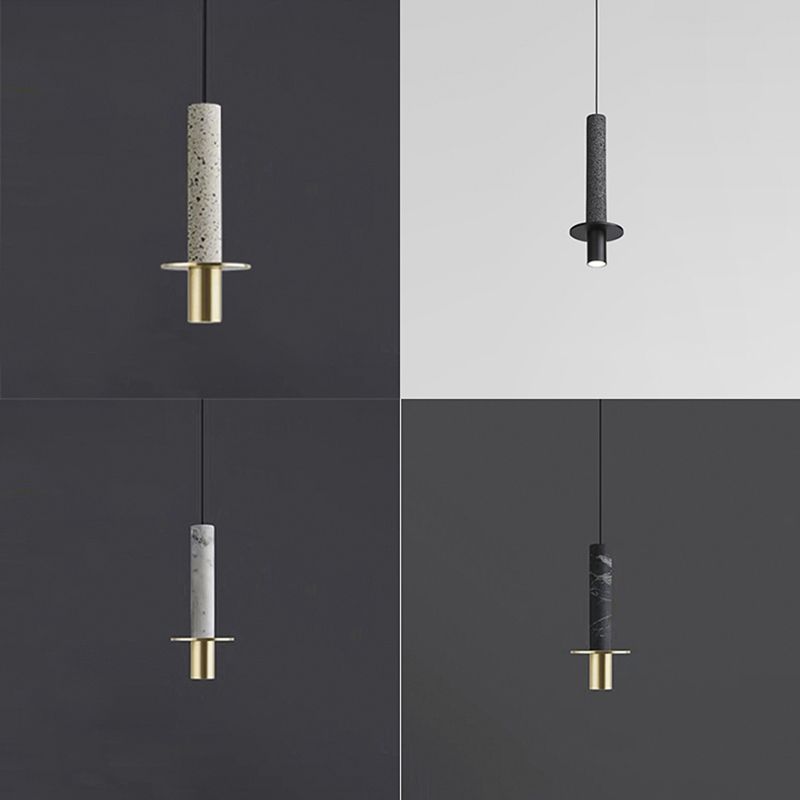 Nordic Modern Marble Pendse Lamp Bar Restaurante Led Mármol Luz colgante