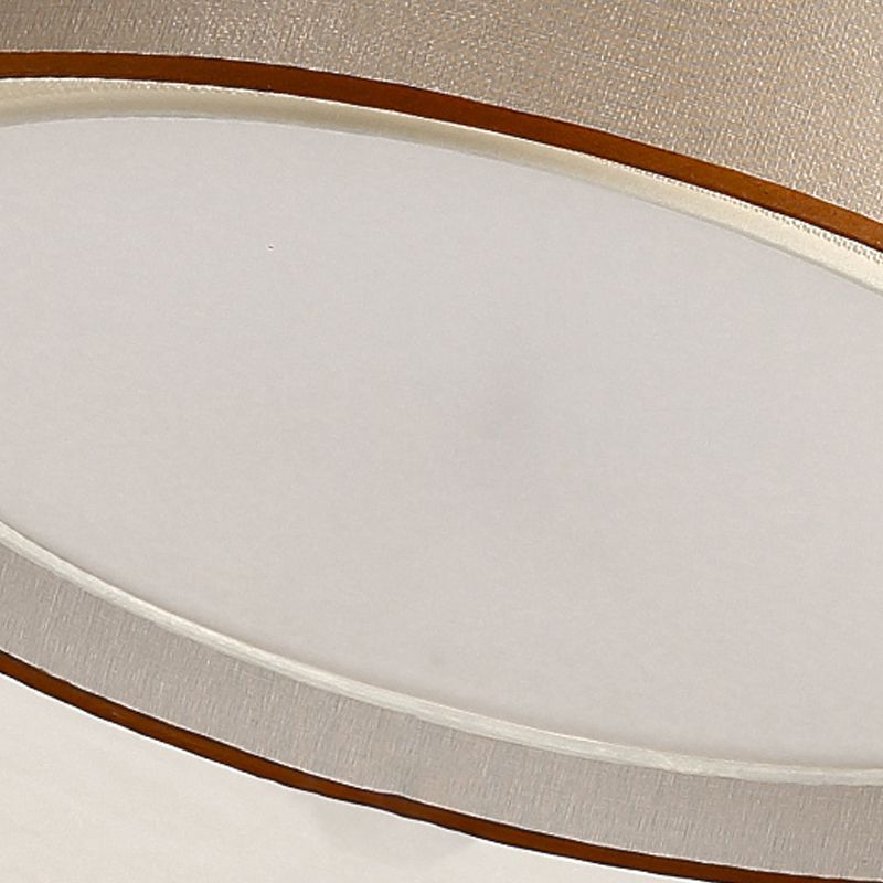 Tela cercana a la luz de techo geométrica lámpara de montaje de techo tradicional