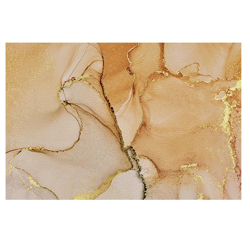 Color Mixed Simplicity Area Carpet Polyester Marbling Print Indoor Rug Anti-Slip Backing Carpet for Living Room