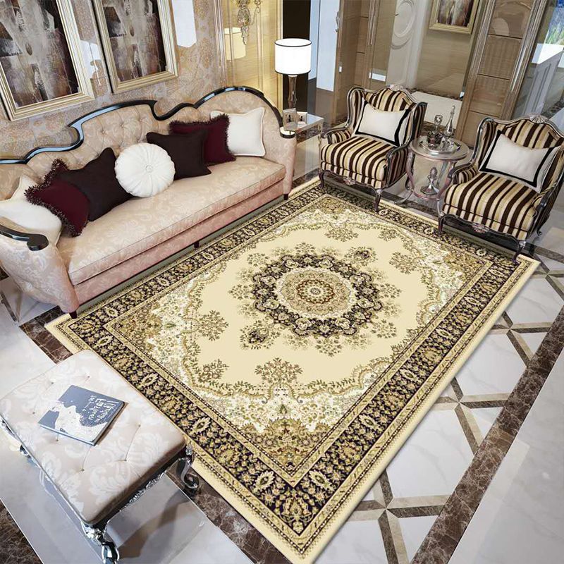 Vintage-Western-Teppich, mehrfarbig, mit Blumenmuster, pflegeleicht, waschbar, Innenteppich zur Dekoration