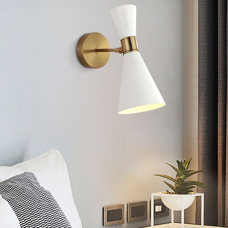 Geometric Wall Lamps Modern Style Metal 1 Light Wall Light Sconce