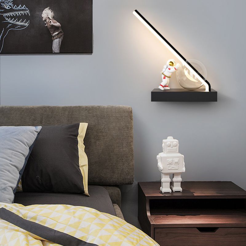 Prontofondo per bambini Sconcetto Creative Astronauta LED Monte Montaggio Luce