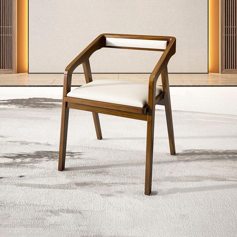 Contemporary Style Chair Wood Dining Accent Chair for Kitchen
