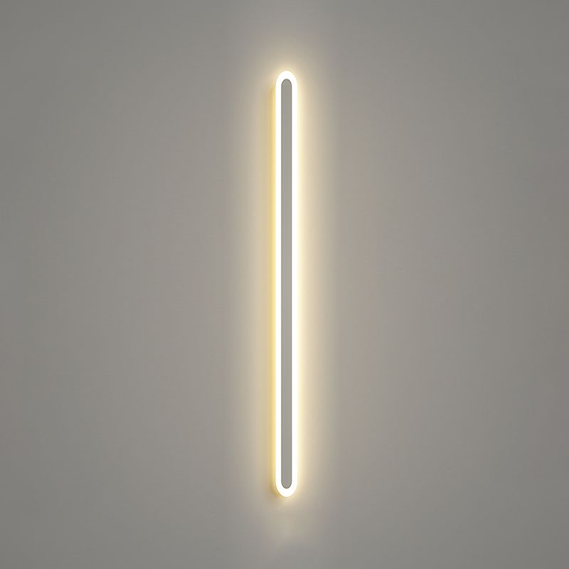 Lineare Form Metall Wandleuchten moderner Stil 1-Licht-Wandhalterung Beleuchtung
