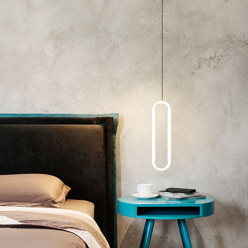 Gouden ronde vorm hanglamp moderne minimalistische ledhanglamp voor woonkamer