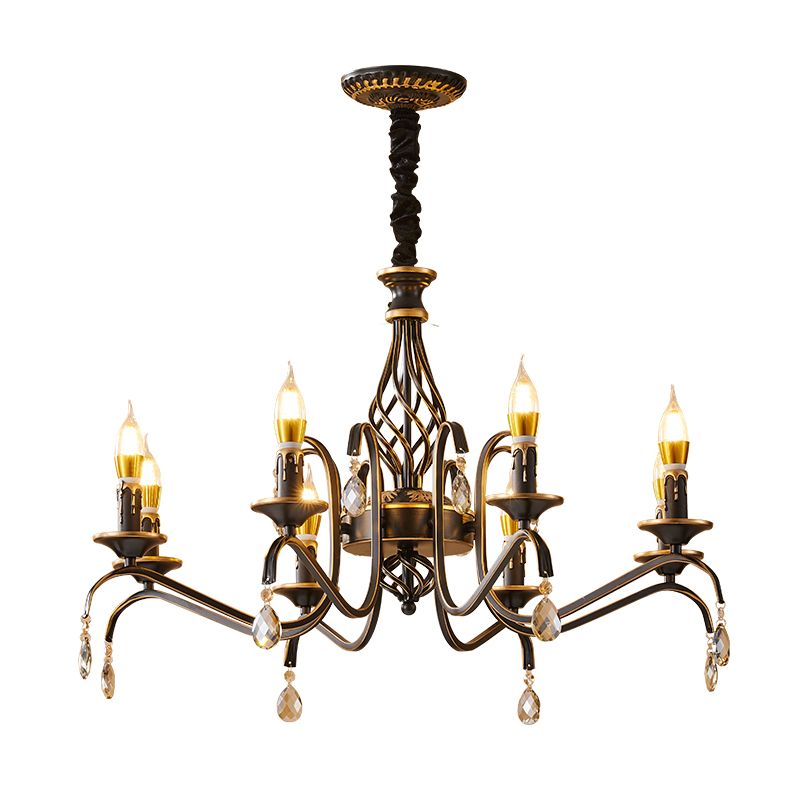 Metaalhangende hanglampen Traditionele hangende lampen voor woonkamer