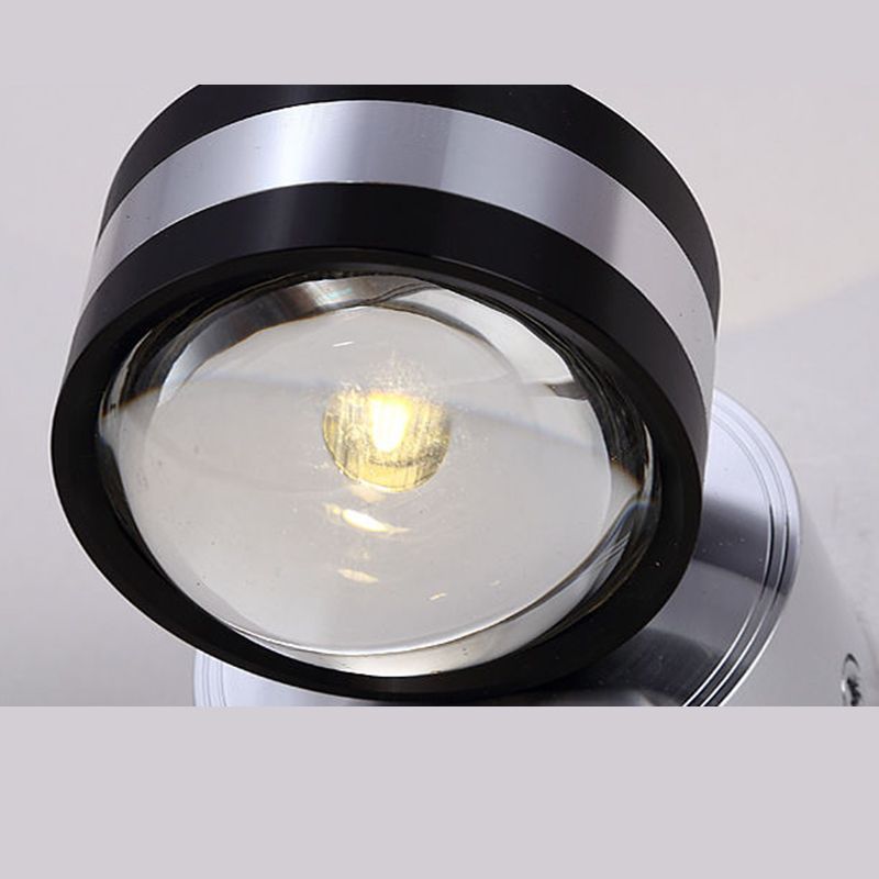 Silver Aluminum Modern Wall Sconce Global LED Wall Mounted Light for Hotel