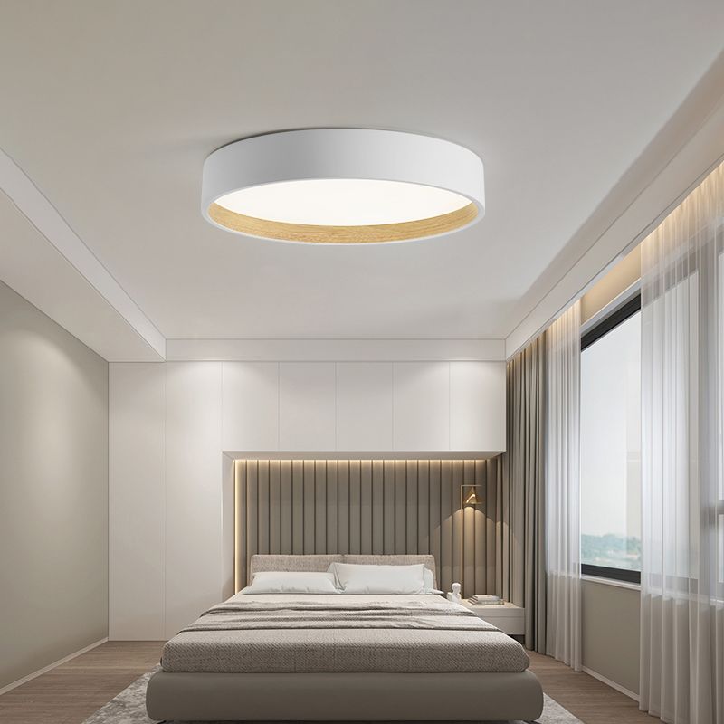 Plafonnier LED en fer forgé dans un style créatif moderne, plafonnier circulaire en acrylique