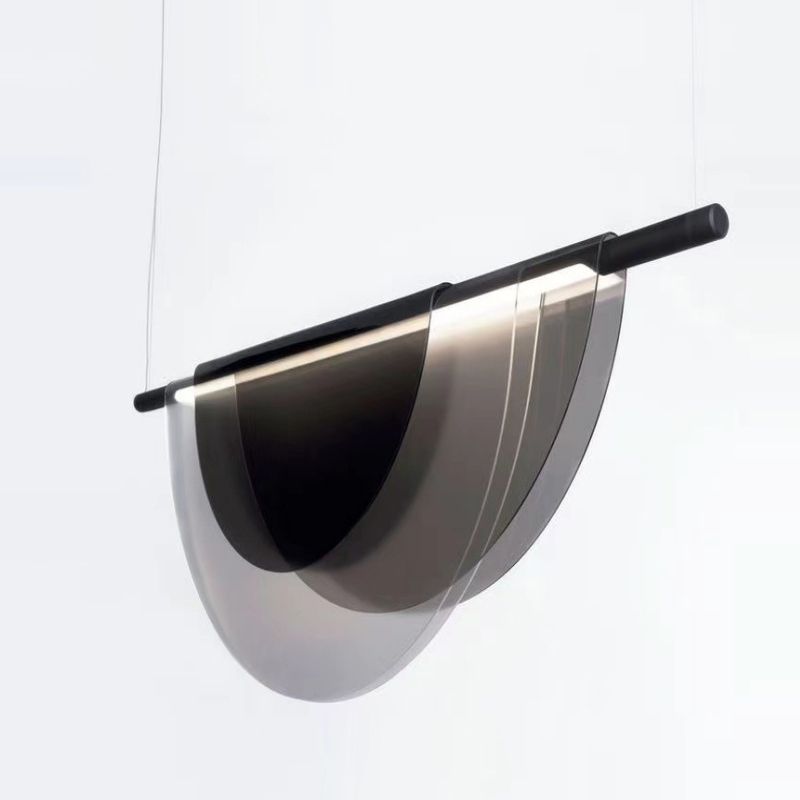 Macaron Style Island Light 1-Light Island Hanging Light with Acrylic Shade for Dining Room