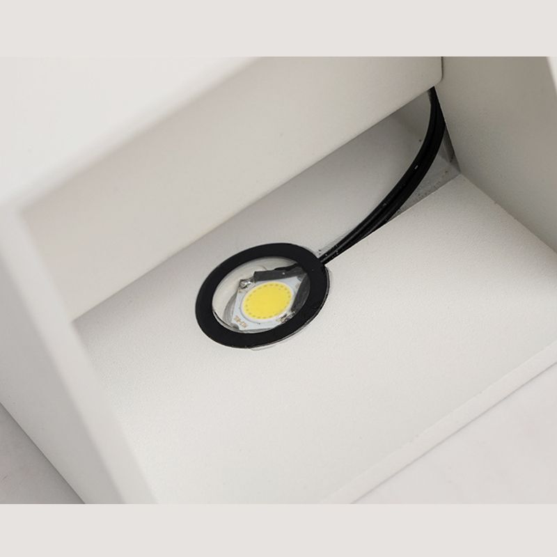 Nordic Style Minimalism LED Wall Lamp Creative Layered Metal Shaped Home Decorative Sconce Light for Bedroom