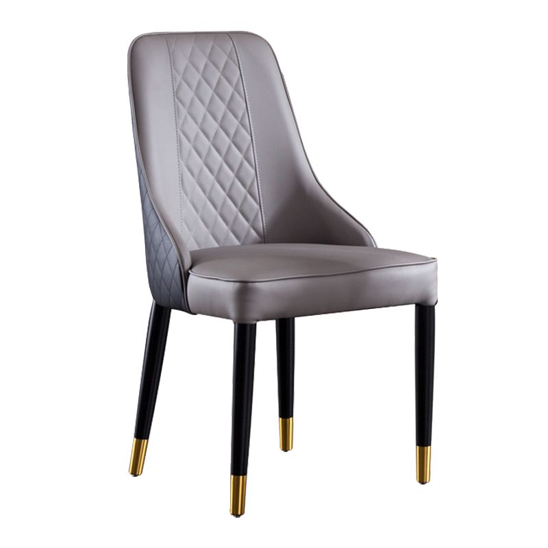 Sillas de comedor de madera estilo moderno Dining Parsons Silla auxiliar sin brazos (juego de 2)