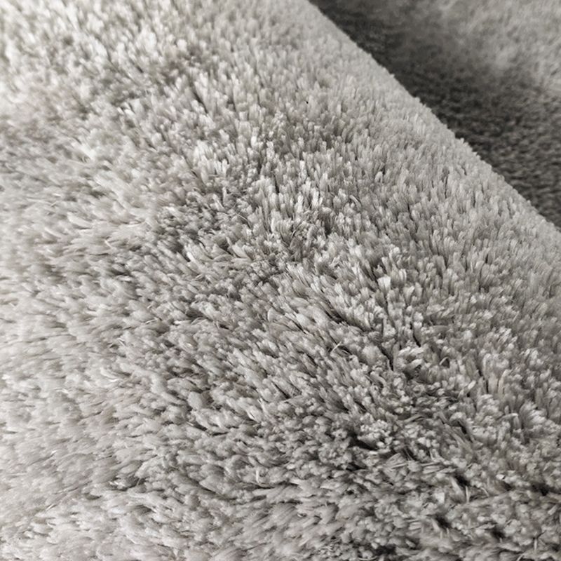 Tapis de couleur pure chic Tapis de polyester beige tapis résistant aux taches pour la décoration intérieure