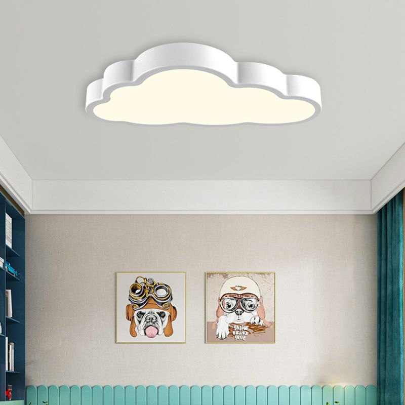Luz de techo empotrada moderna LED de acrílico con luz de techo empotrada para dormitorio en la nube