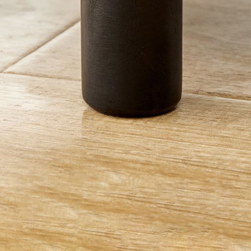 Contemporary Ottoman Faux Leather Upholstered Rectangle Ottoman