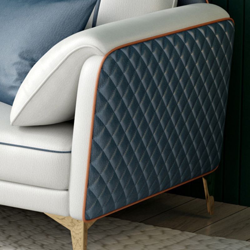 Modern Pillow Back Sectional Pillow Top Arm 4-seater Sectional