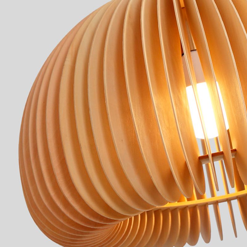 Bois Nordique Pendre moderne Light 1-Light Plafond Plafond pour salle à manger