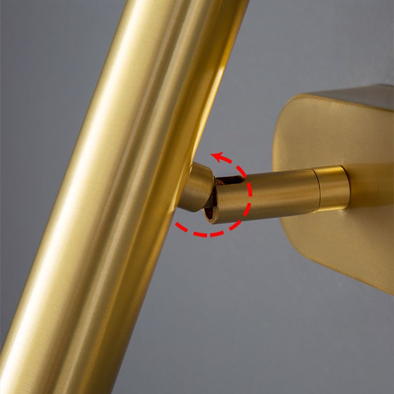 1-Light Cylinder Wall Light Fixture Modern Metal Wall Sconce Light