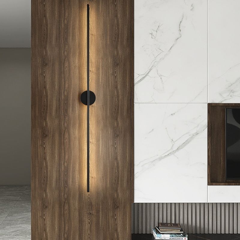 Modern Minimalist Style Linear Wall Mounted Light Fixture Acrylic Wall Light Sconces for Living Room