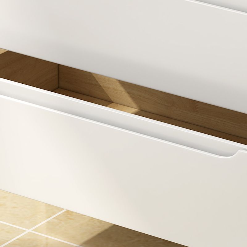 29.5"/37" Tall Solid Wood Chest, Rectangle Accent Chest with Drawers