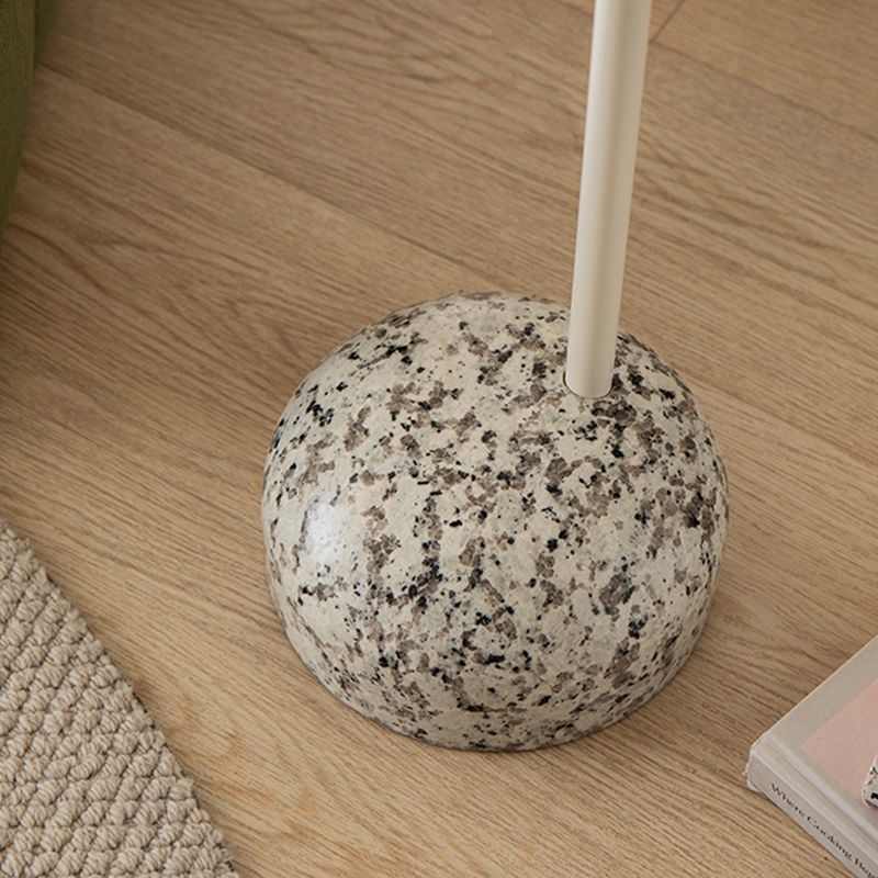 Modern Tray Top Side Table 27.8" Tall Metal Round Pedestal End Table