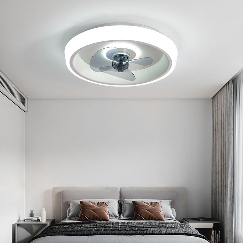 2 Light Ceiling Fan Lighting Modern Style Metal Ceiling Fan Lighting for Living Room