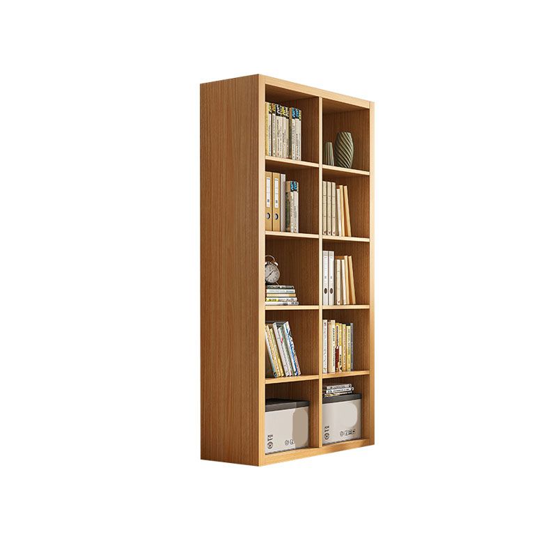 11.8" W Standard Shelf Bookcase Engineered Wood Closed Back Modern Book Shelf