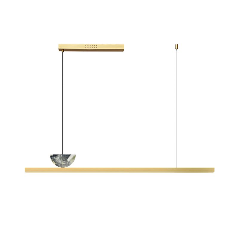 Nordic Modern Island Light Küche Esszimmer LED -Streifen Kronleuchter Leuchte