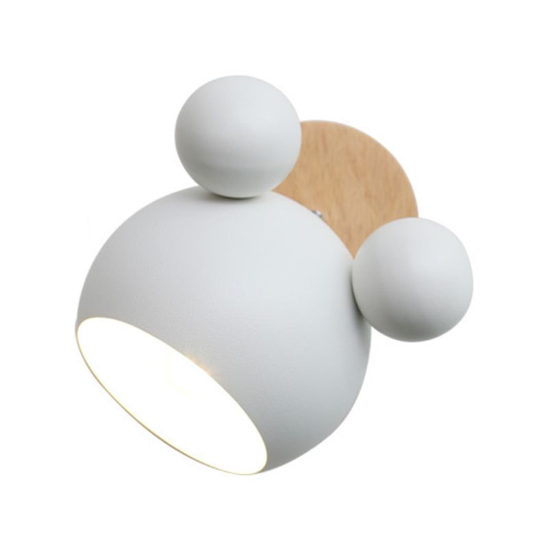 Mouse Simplicity Wall Sconce Colorful Metal Wall Mounted Lamp for Sitting Room