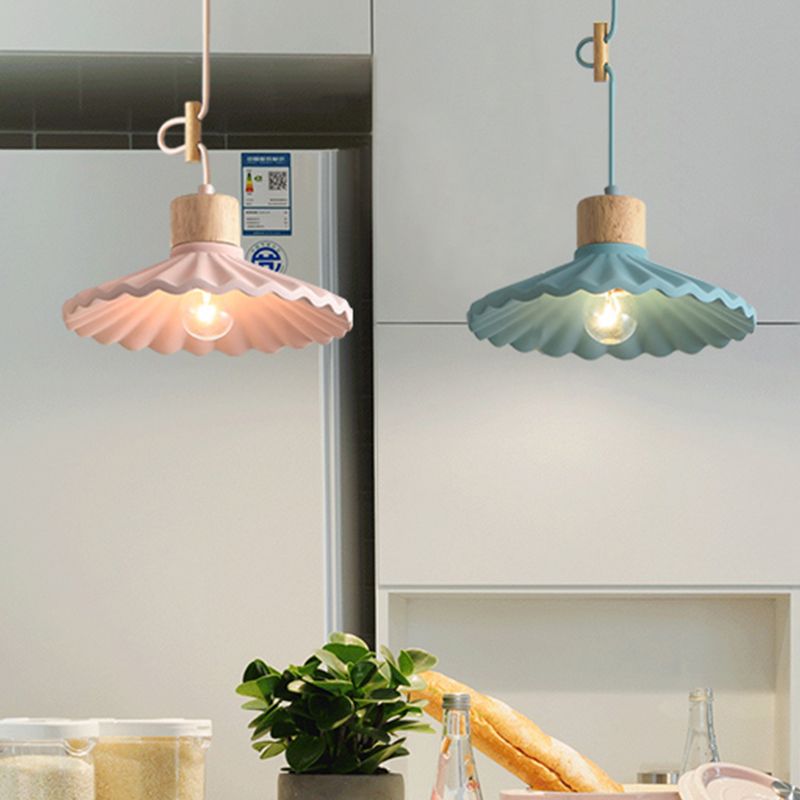 Moderne macaron geschulpte hangende hanglanterende lamp metalen hangende hanglampen voor restaurant