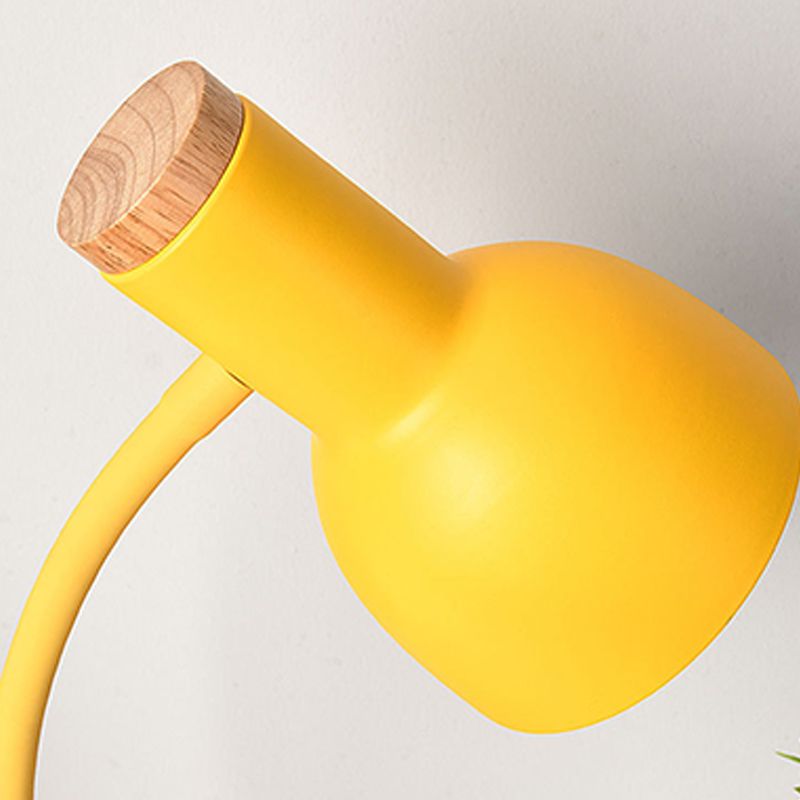 Bell Shape Table Lamp Modern Style Metal Single Light Table Light