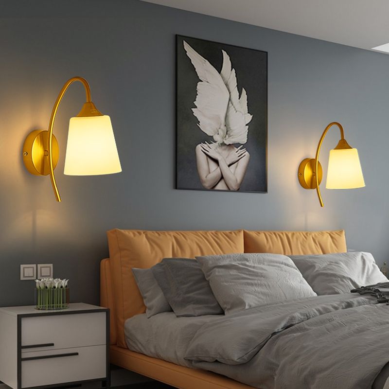 Light Luxury Iron Wall Light Sconces Geometry Shape Sconce Lights for Bedroom