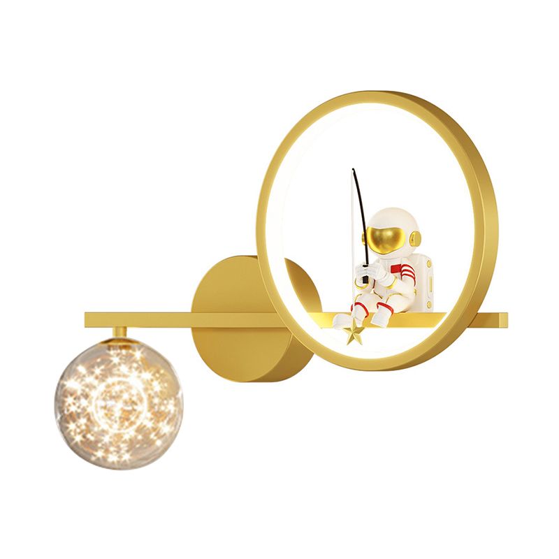Children LED Wall Mount Light Cartoon Wall Light with Acrylic Shade for Bedroom