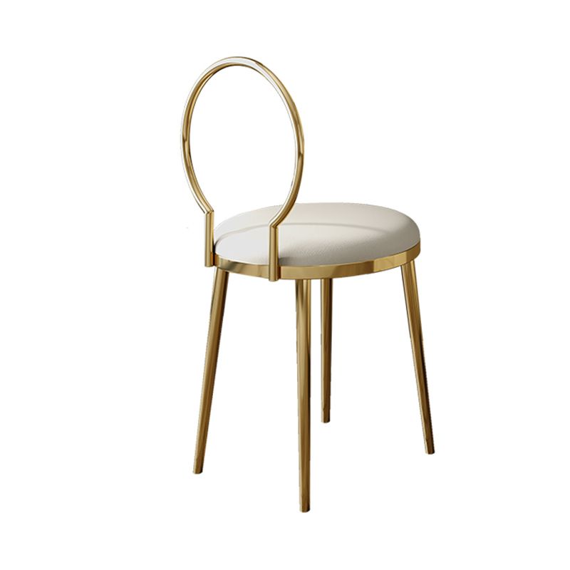 5 Drawers Makeup Table Desk Vanity Stone Top Dresser in White