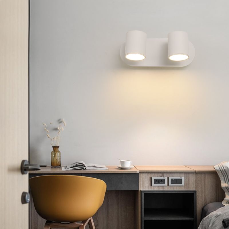 Metall Halbzylinder-Lesen Wandbeleuchtung moderne 2-leuchter Wandmontageleuchte