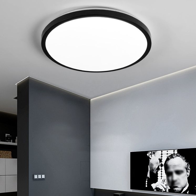 Abat-jour rond en acrylique encastré, lumière moderne nordique Macarons Style1 tête encastrée