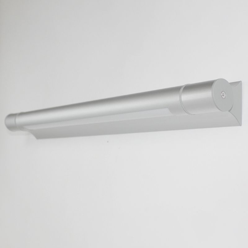MODERNO SPROGNO SILVER SPECCHIO LUCE LED VAITY LEDITÀ LA VANITÀ con tonalità di plastica per il bagno
