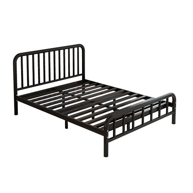 Contemporary with Metal Legs Mattress Included Rectangular Slat Bed